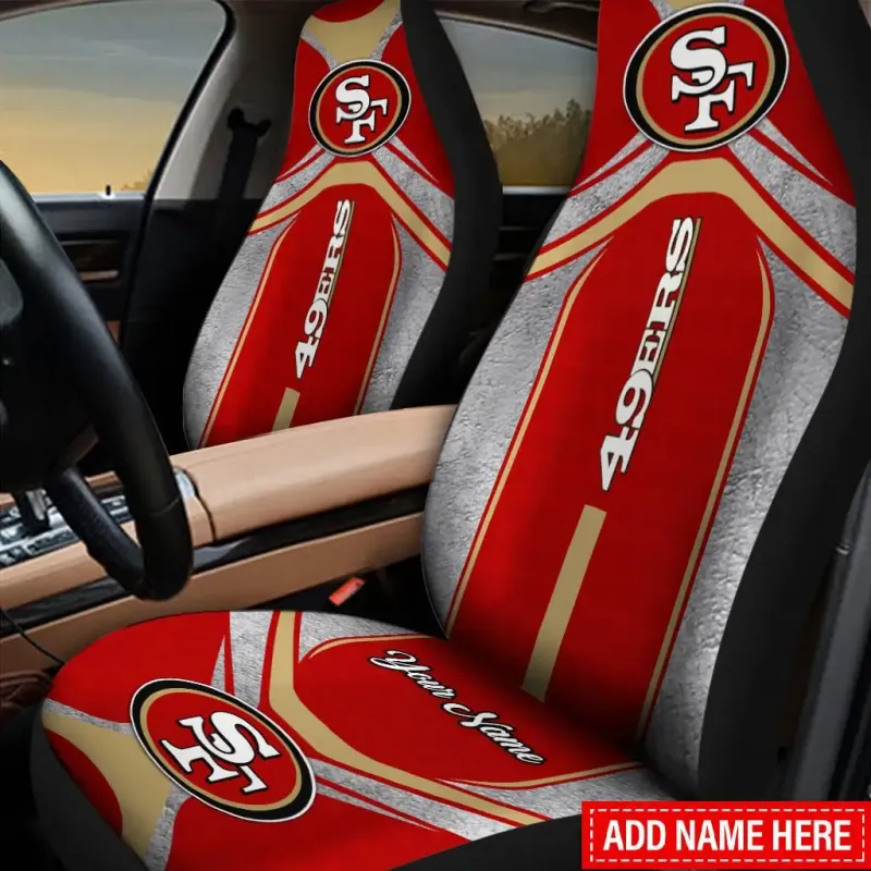 San Francisco 49ers Personalized Car Seat Covers