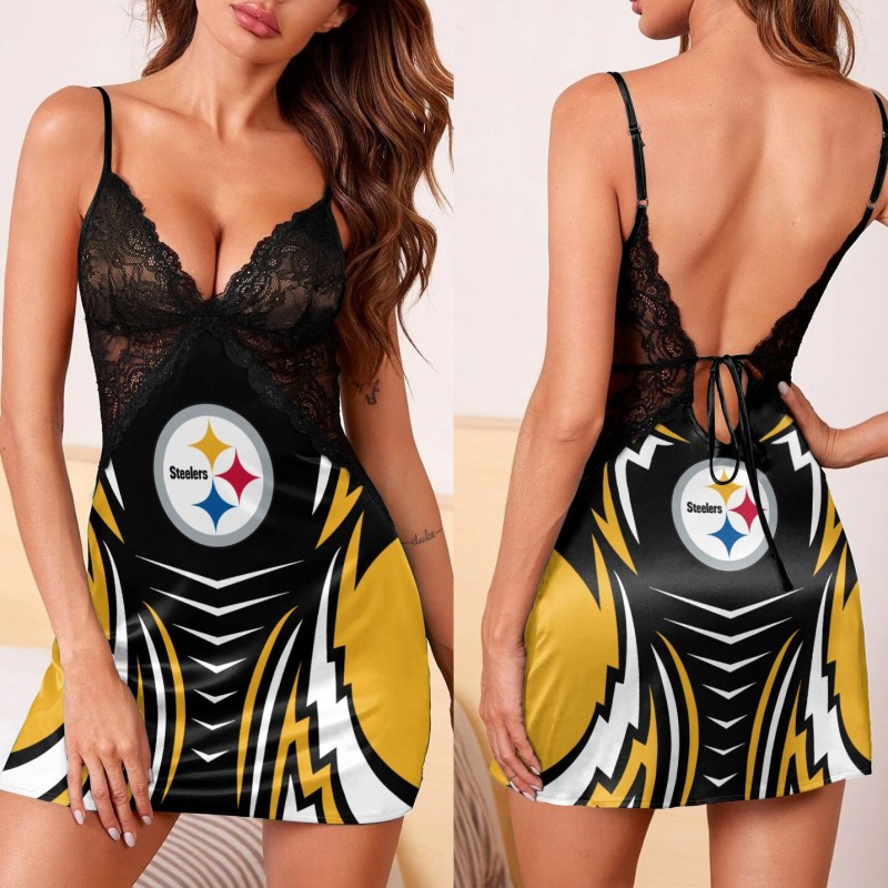 Pittsburgh Steelers Slip Dress Side View