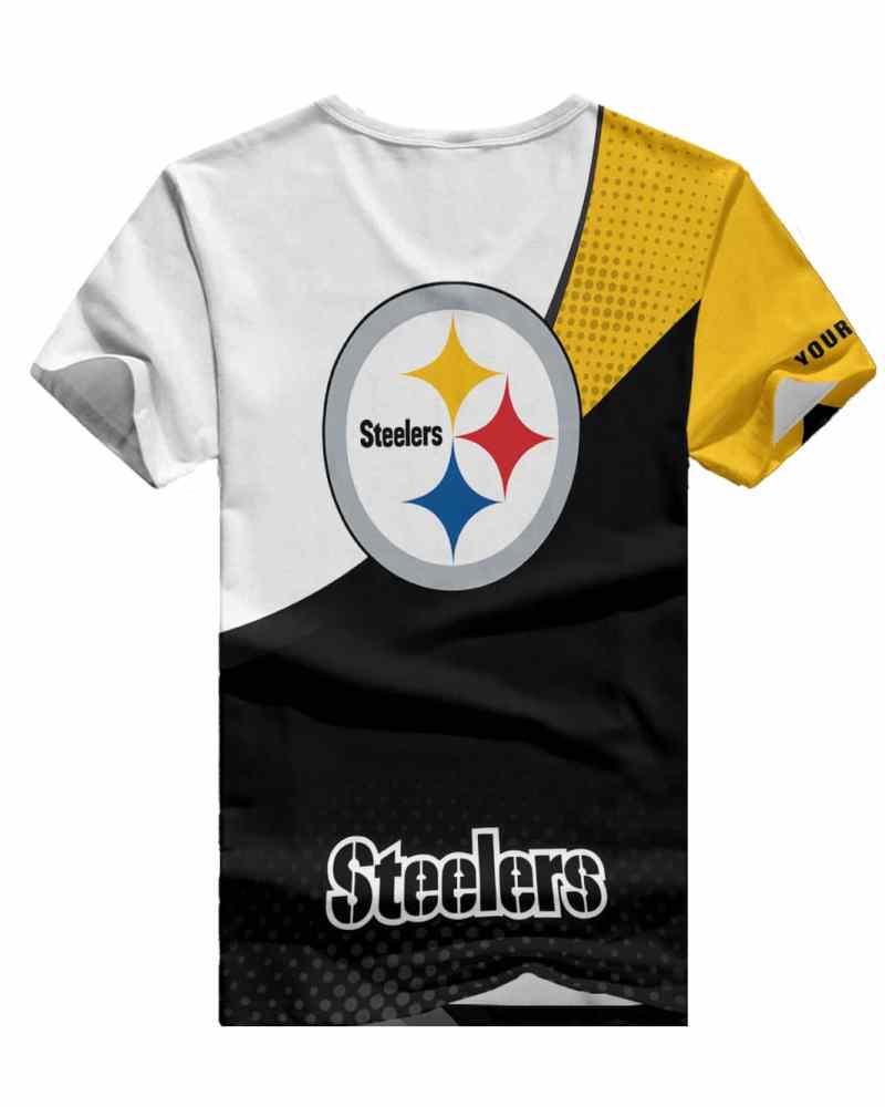 Pittsburgh Steelers V-neck T-shirt Women's Fashion