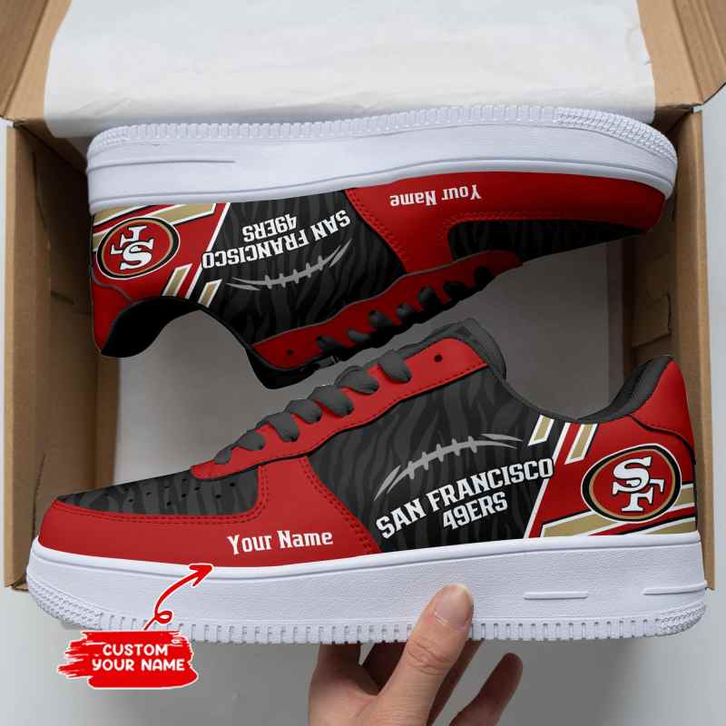 San Francisco 49ers Personalized AF1 Shoes