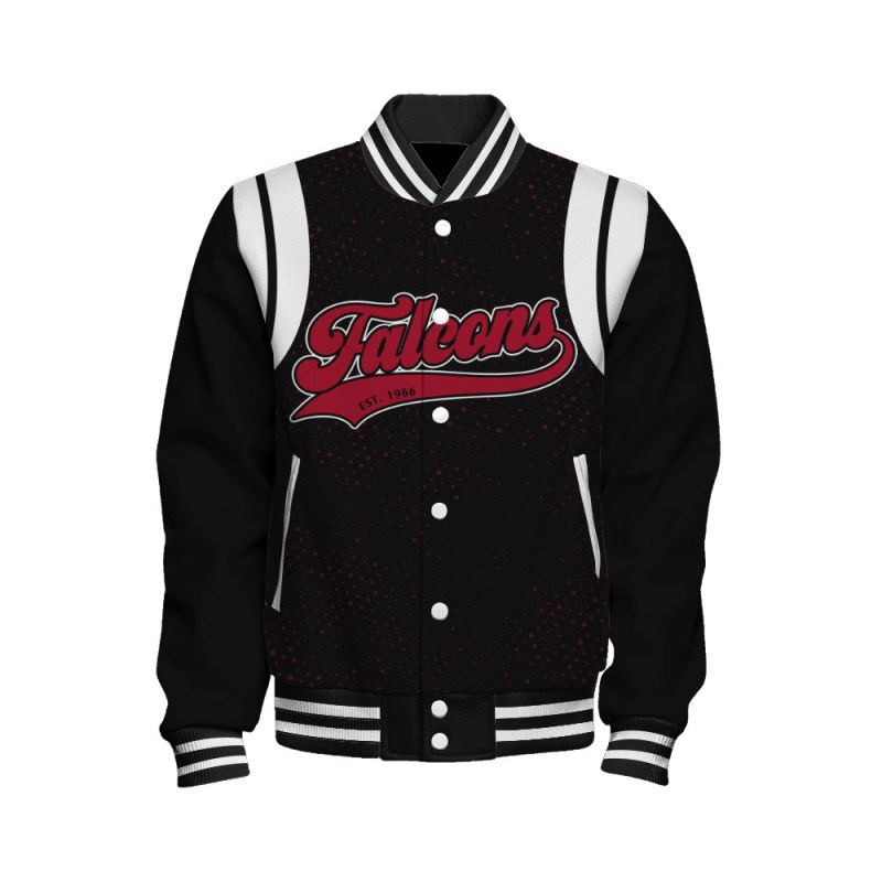 Atlanta Falcons Varsity Jacket Detail