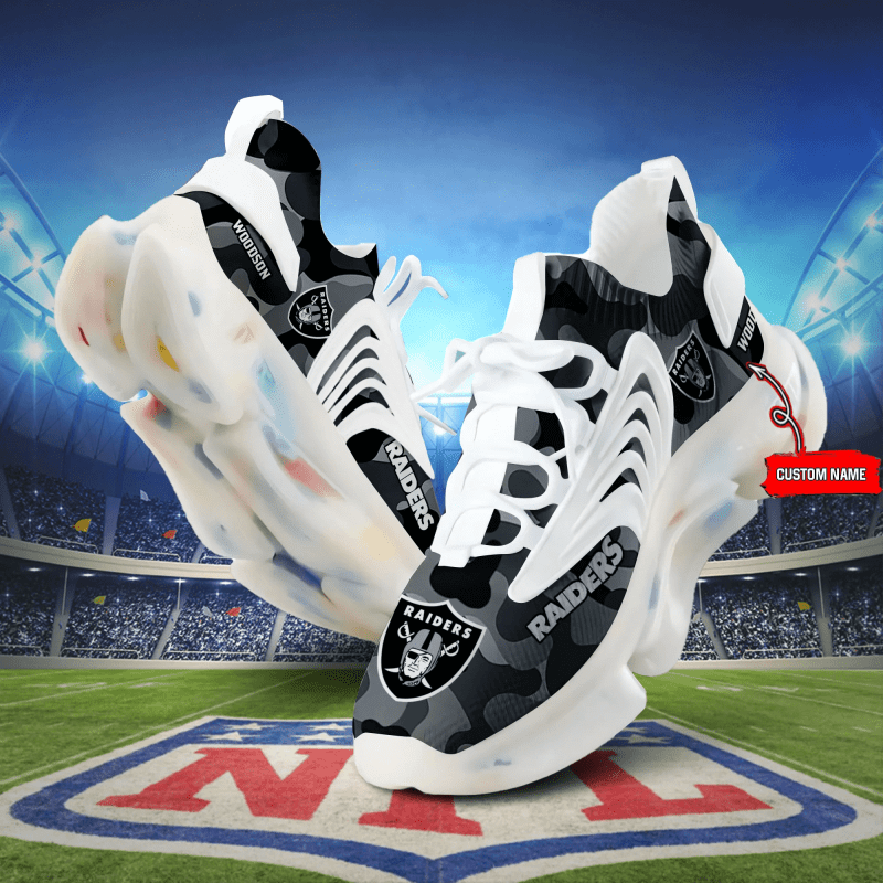 Las Vegas Raiders F68 Sport Camo Shoes