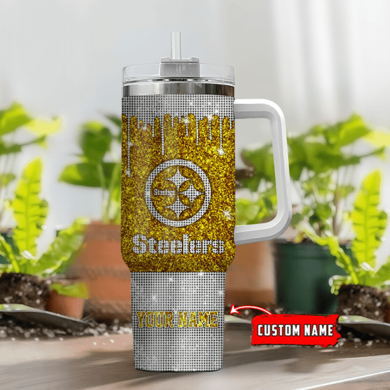 Personalized Steelers NFL Tumbler