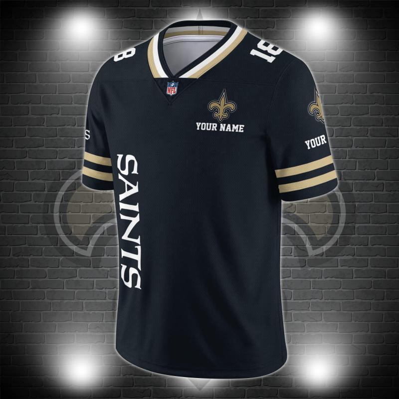 New Orleans Saints Jersey Side View