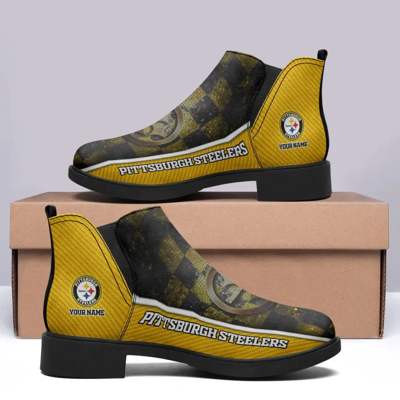 Pittsburgh Steelers Personalized Comfort & Fashion Short Boots