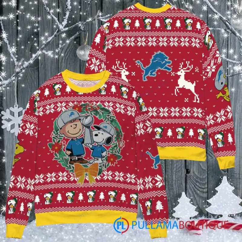 Detroit Lions Ugly Christmas Sweater
