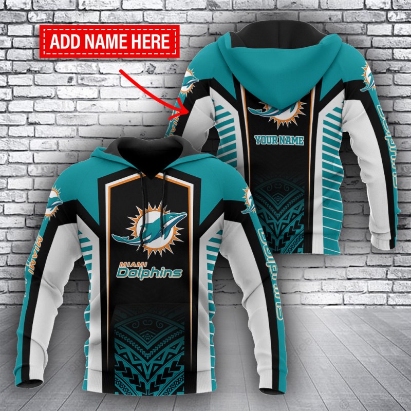 Miami Dolphins Personalized Hoodie