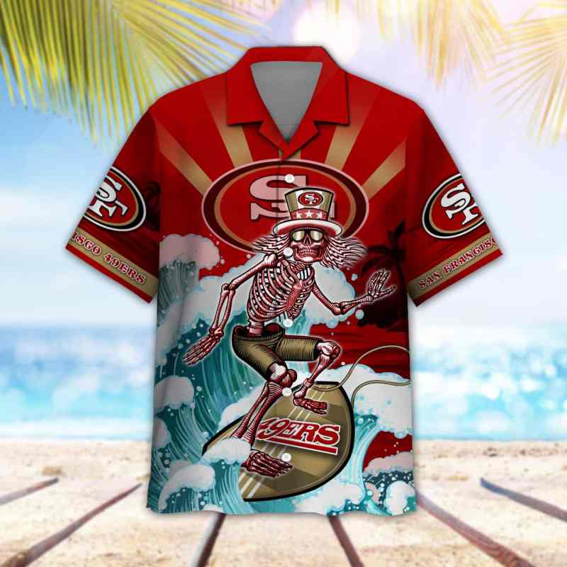 San Francisco 49ers Button Shirt Design