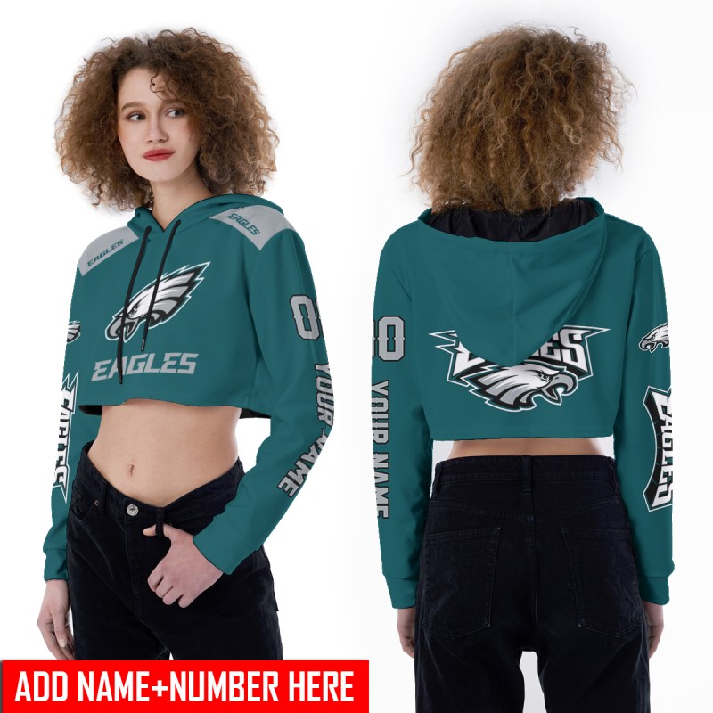Philadelphia Eagles Croptop Hoodie