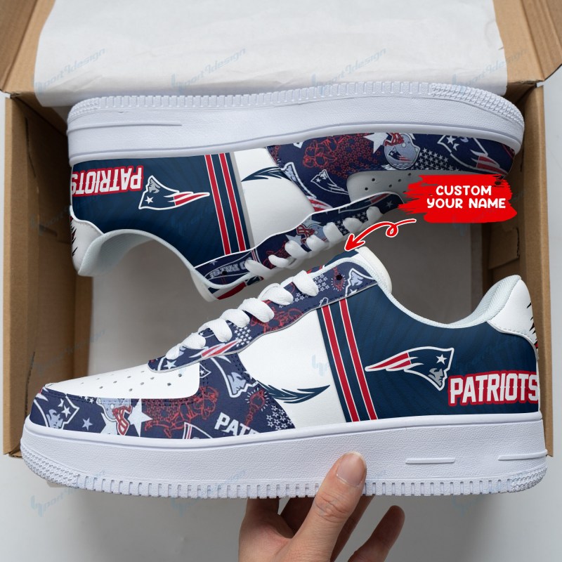 Comfortable AF1 Shoes for Patriots Fans