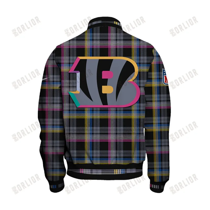Cincinnati Bengals Personalized Unisex Varsity Jacket