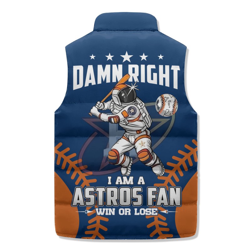 Houston Astros Sleeveless Jacket - Details