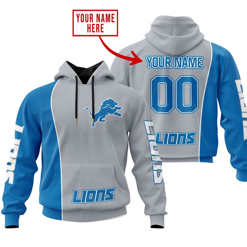 Detroit Lions Personalized Hoodie