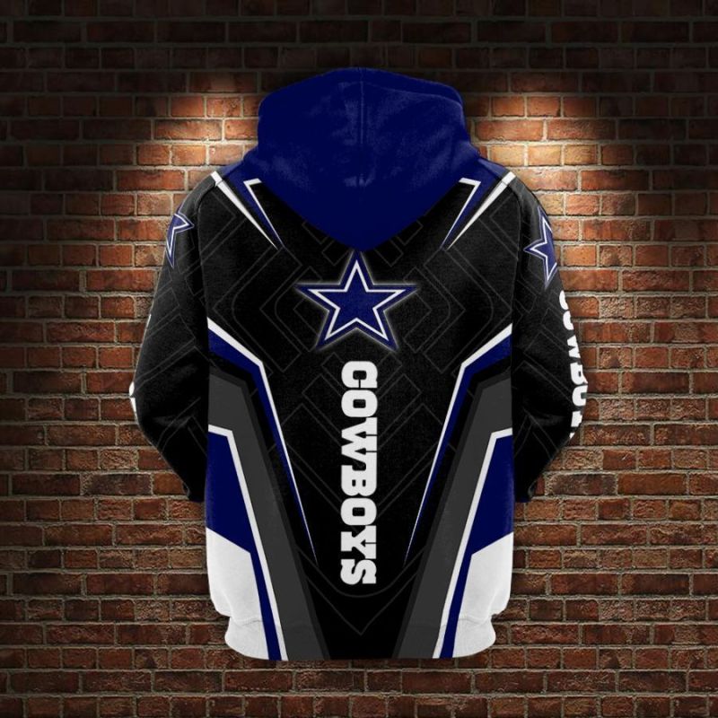 Front view of Dallas Cowboys GM Style 2 Hoodie