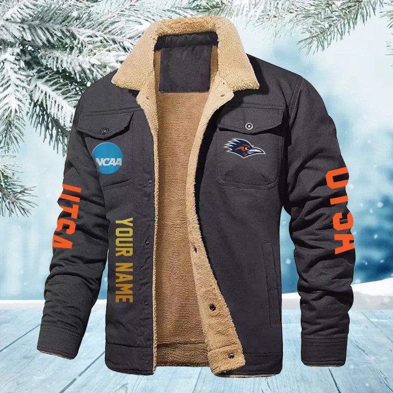 UTSA Roadrunners Jacket Zipper Feature
