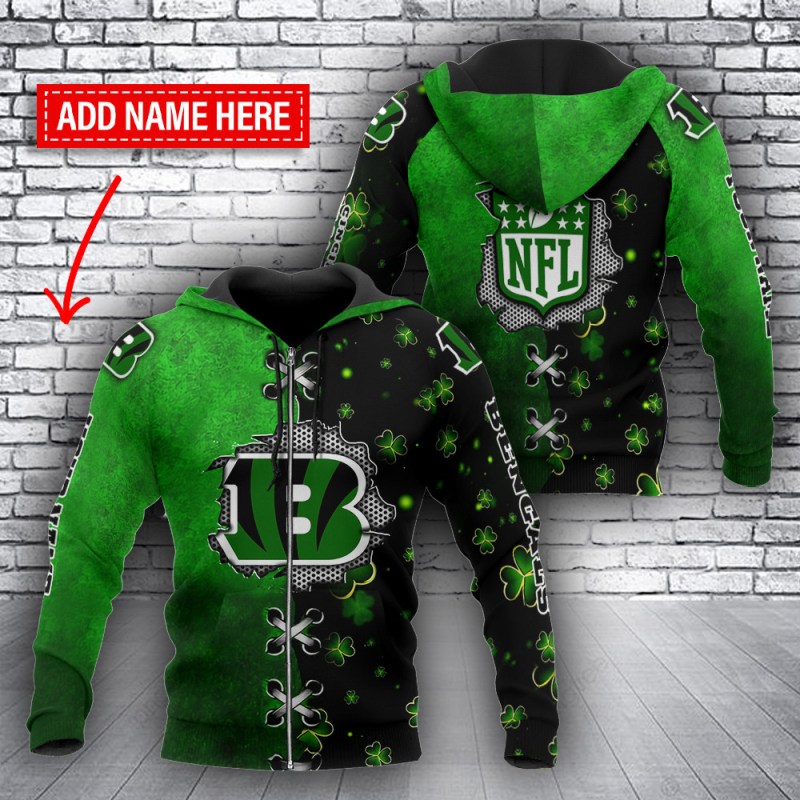 Cincinnati Bengals Personalized Hoodie