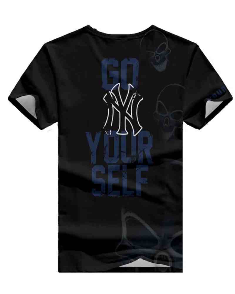 New York Yankees Personalized V-neck Women T-shirt