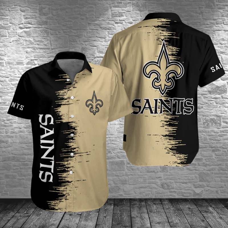 New Orleans Saints Button Shirt Sizing Chart