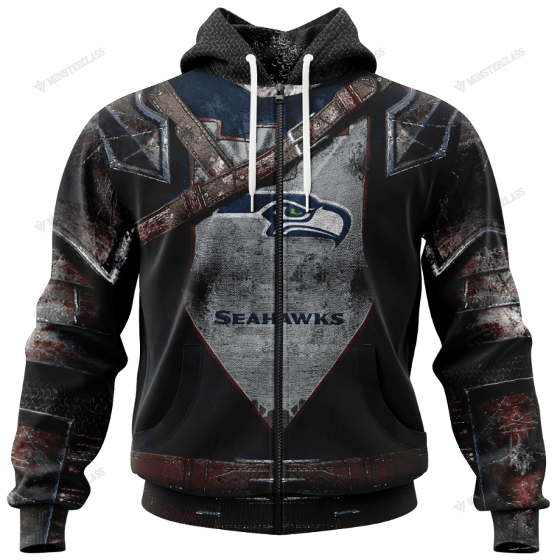 Seattle Seahawks Ugly Christmas Sweater Front View