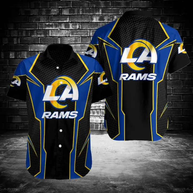 Los Angeles Rams Button Shirt Sizing Chart