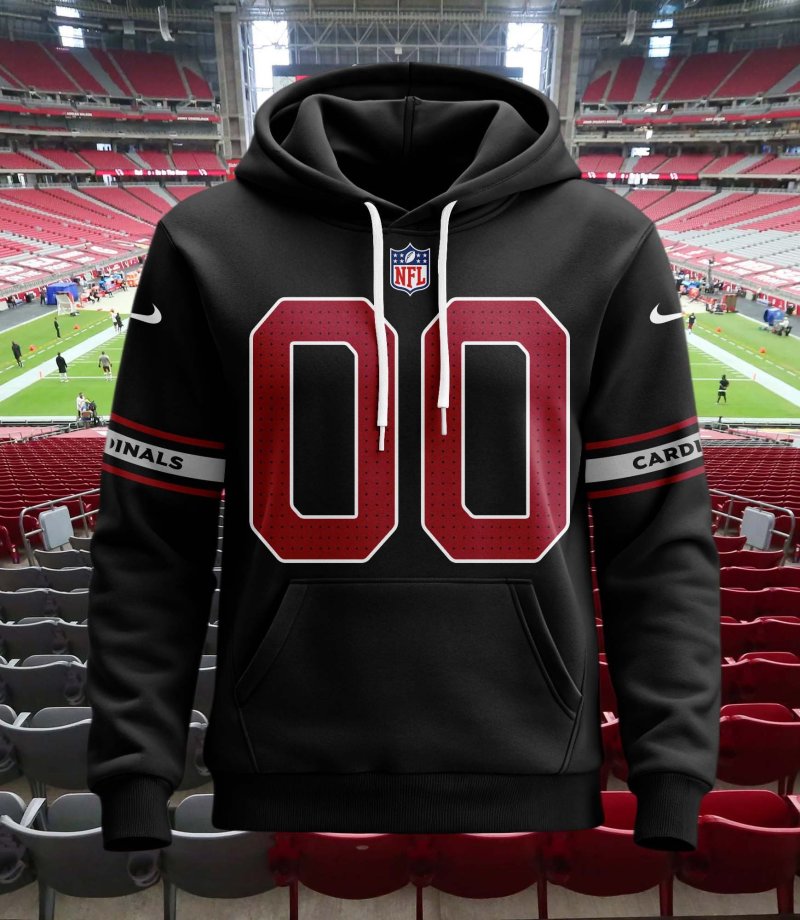 Arizona Cardinals Hoodie Back Design