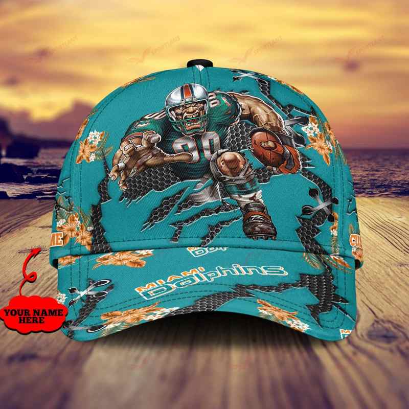 Miami Dolphins Personalized Classic Cap