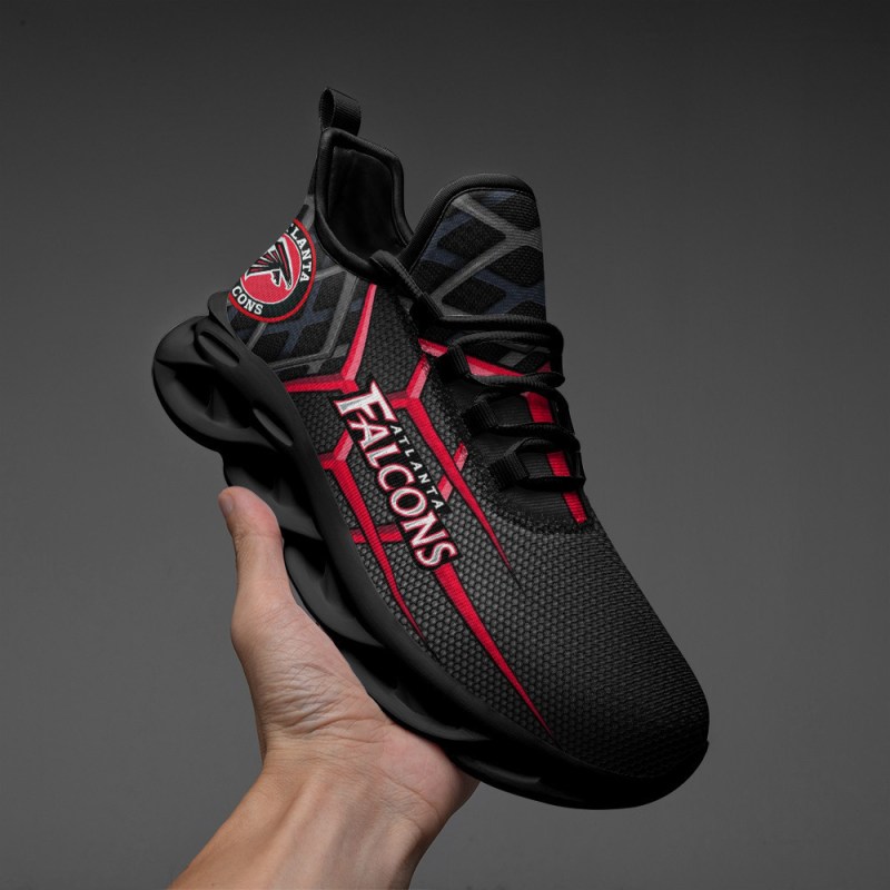Atlanta Falcons Yezy Sneakers Close-up