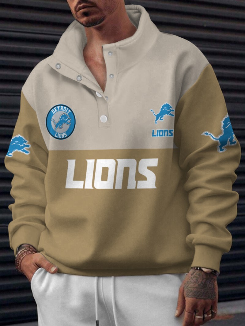 Detroit Lions Casual Colorful Sweatshirt