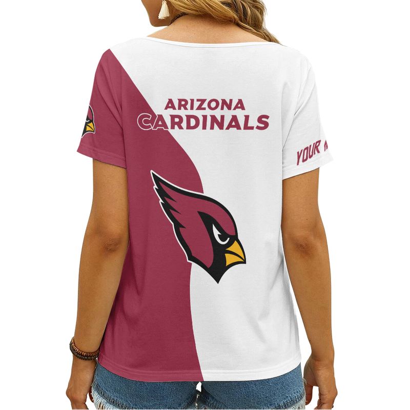 Arizona Cardinals V-neck T-shirt Regular 50