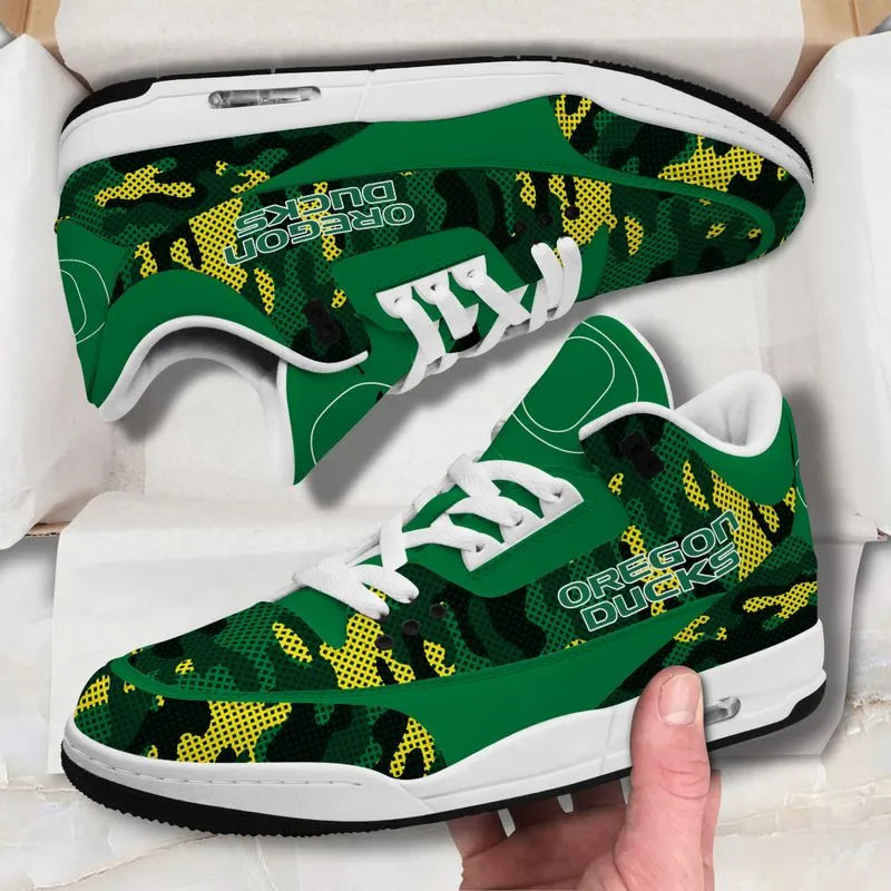 Oregon Ducks JD03 Genuine Leather Shoes