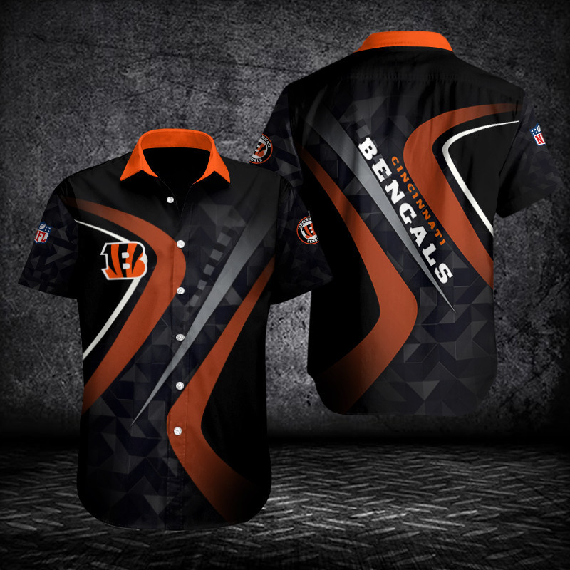 Cincinnati Bengals Button Shirts Sizing Chart