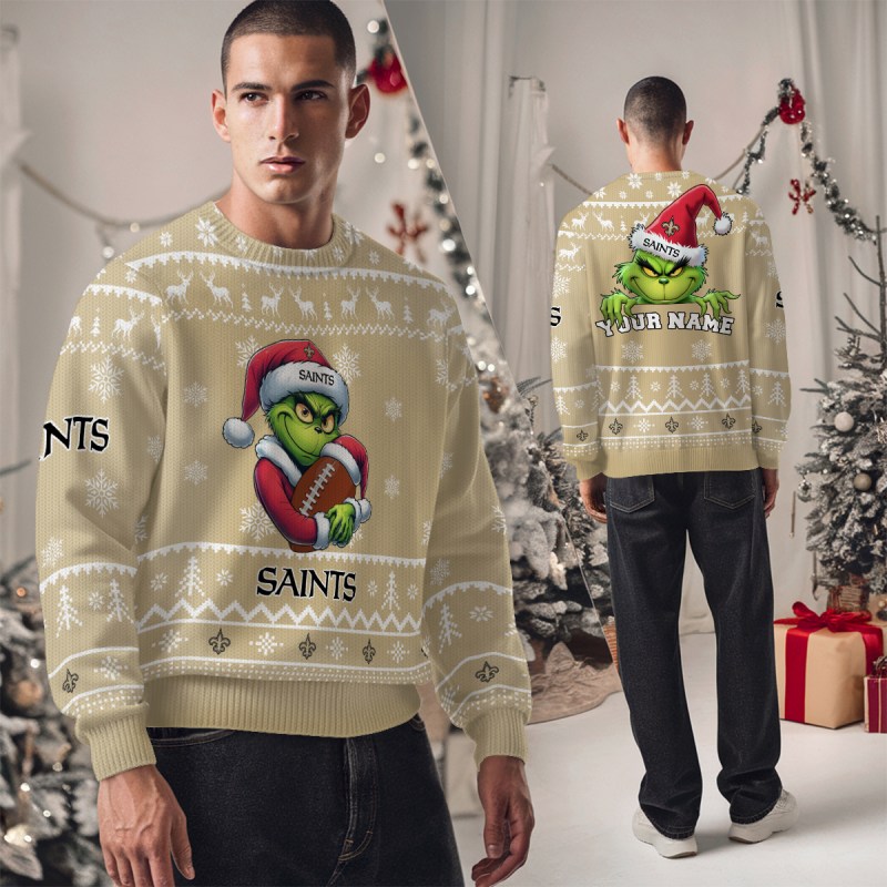 New Orleans Saints Ugly Christmas Sweater 6