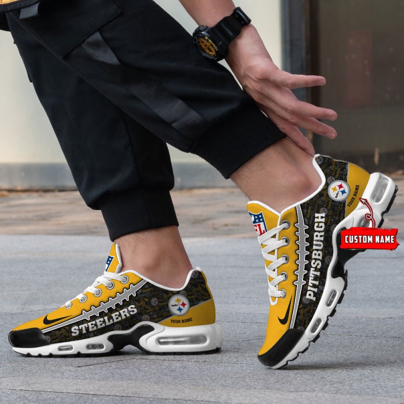 Pittsburgh Steelers Youth Sneakers Back View
