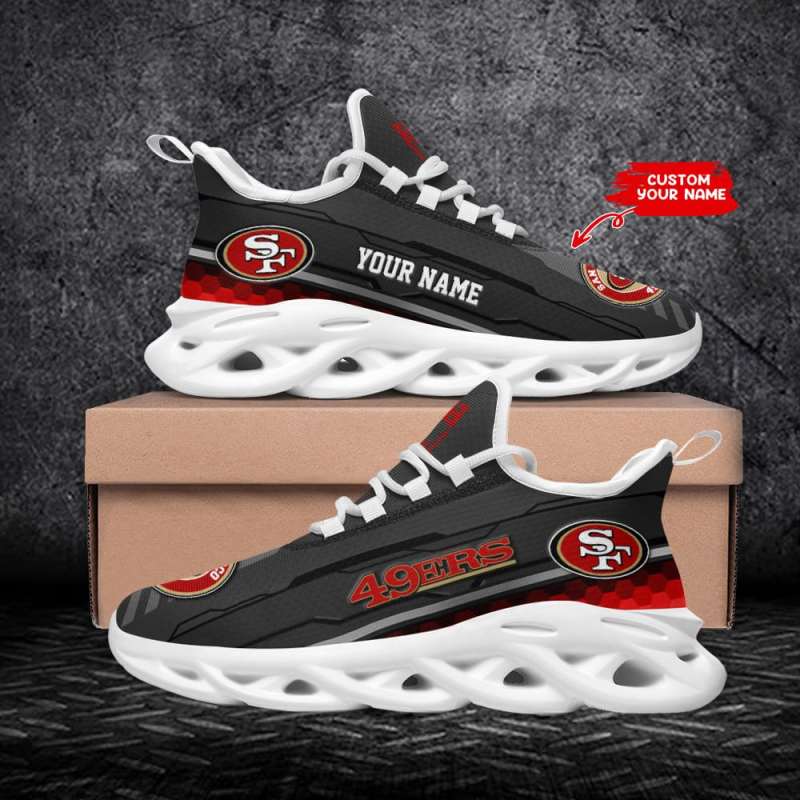 San Francisco 49ers Personalized Yezy Running Sneakers
