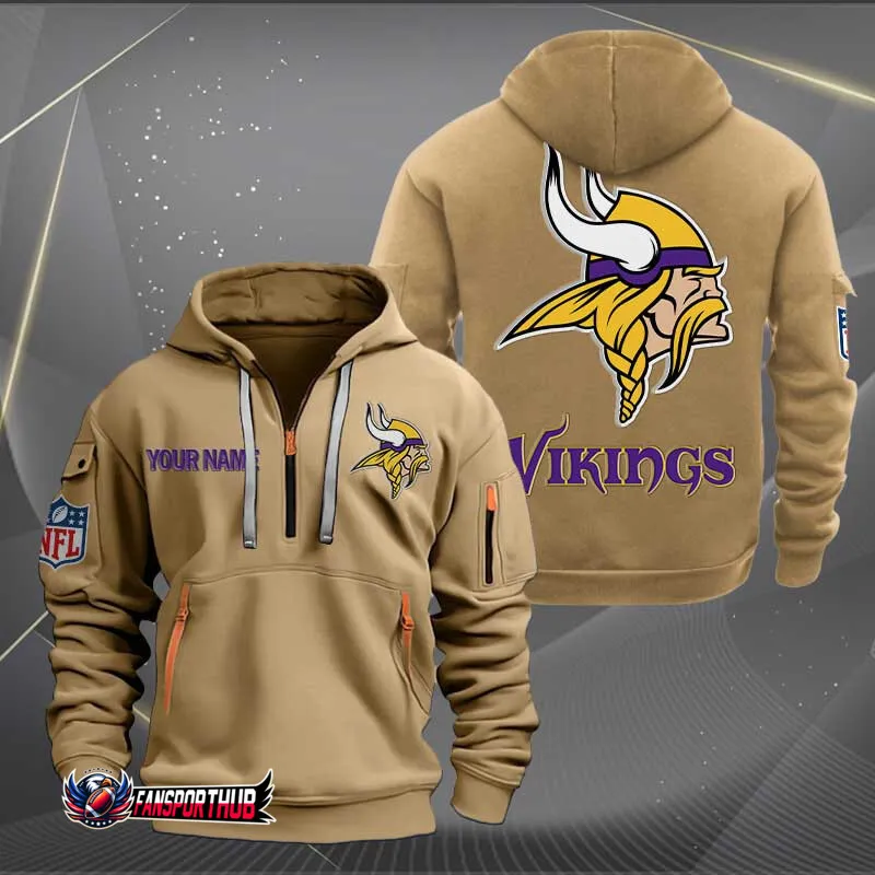 Minnesota Vikings Hoodie - Back View