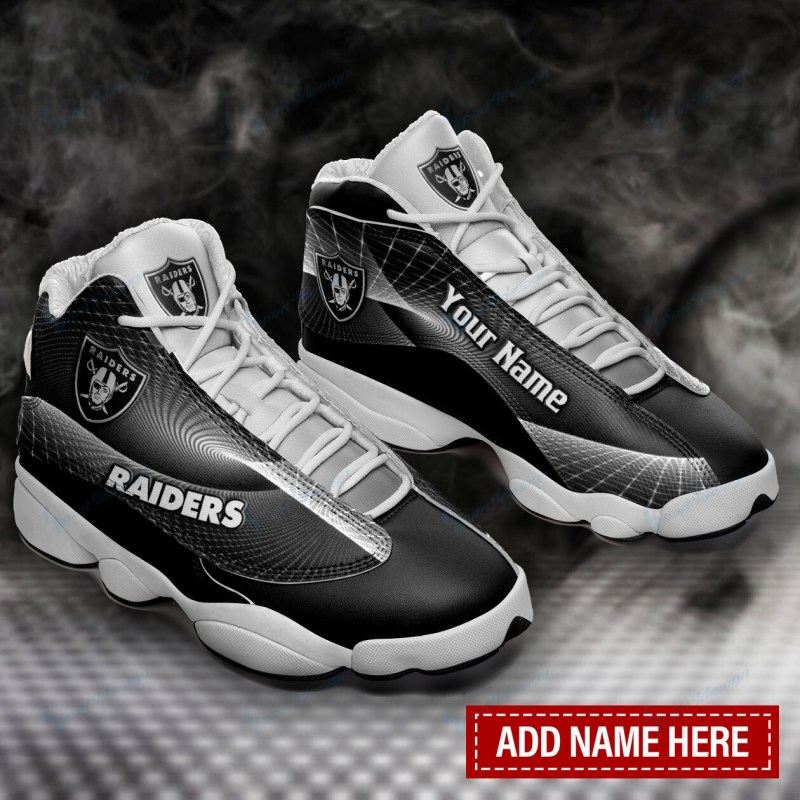 Las Vegas Raiders Personalized AJD13 Sneakers