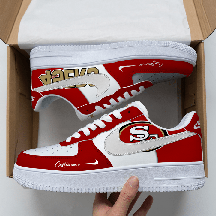 San Francisco 49ers Custom Name For Fans Shoes