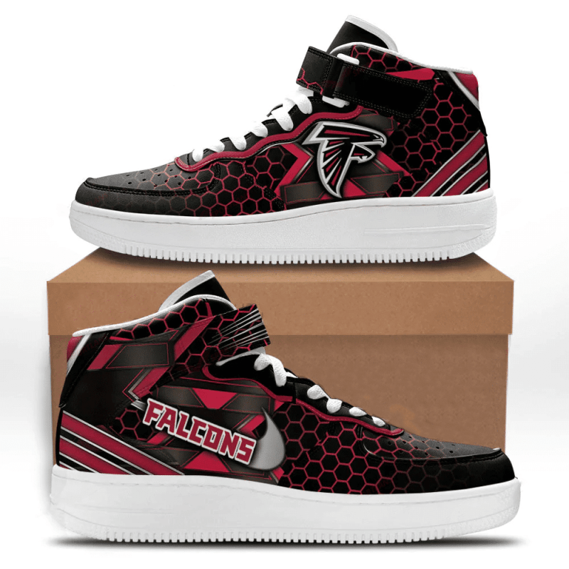 Atlanta Falcons High AF1 Sneakers