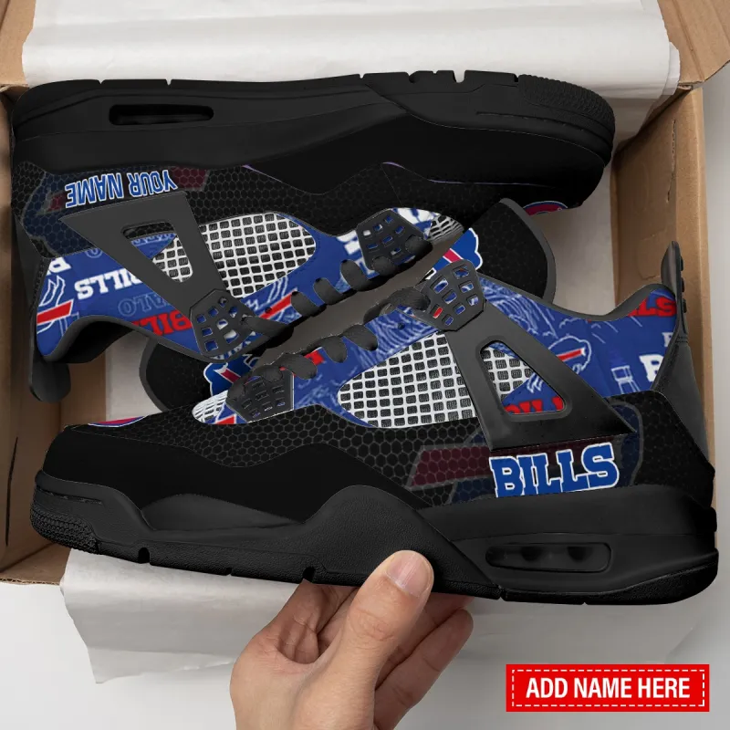 Buffalo Bills AJ4 Sneaker Side View