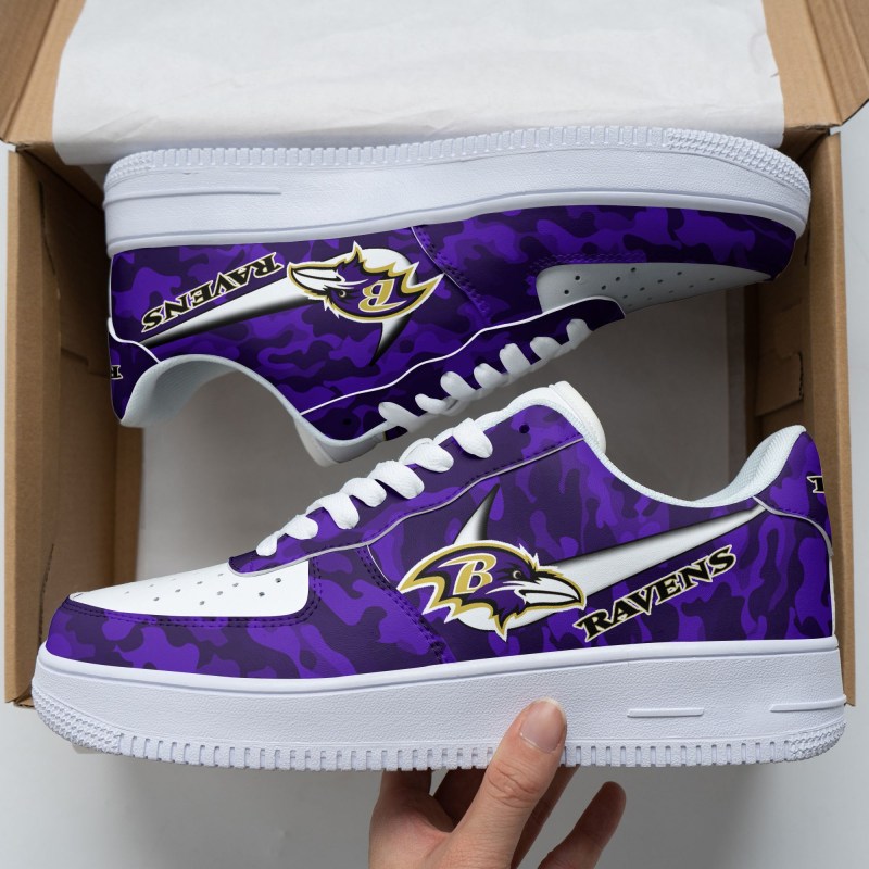 Baltimore Ravens AF1 Sneakers