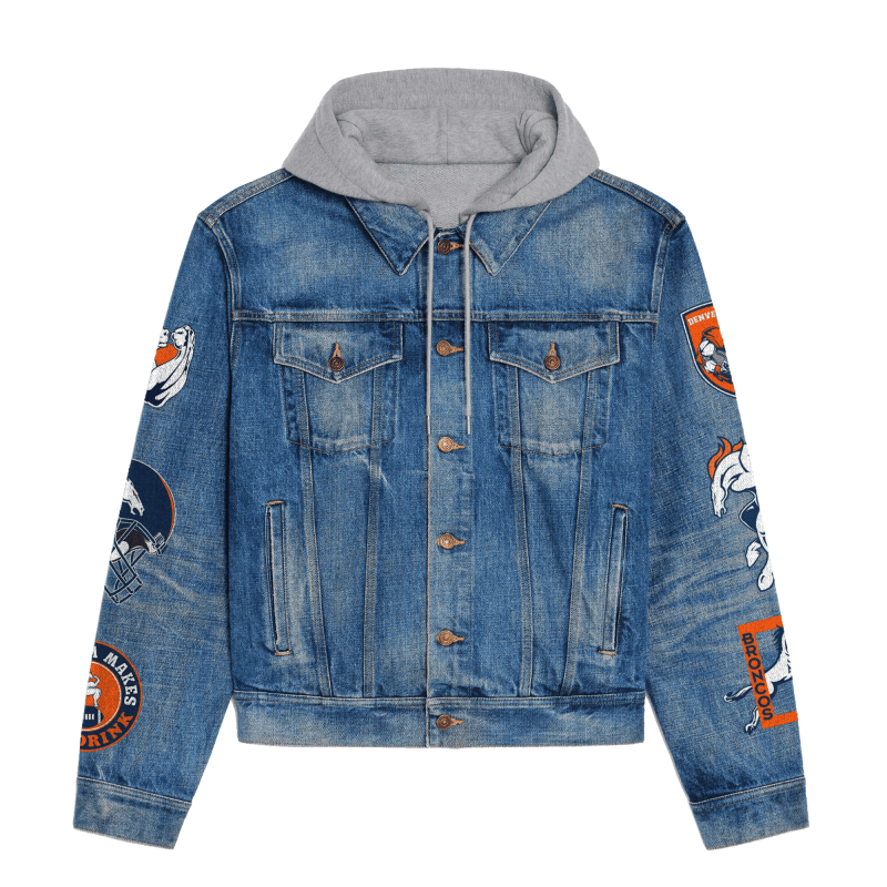 Denver Broncos Jacket Back Design