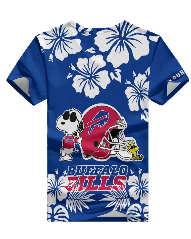 Buffalo Bills V-neck Women's T-shirt Detail