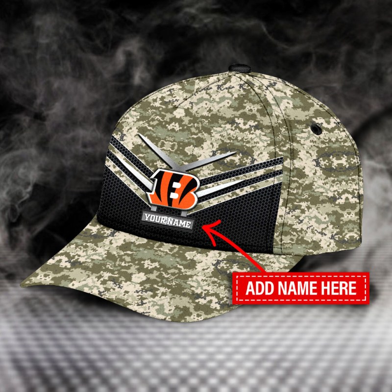 Cincinnati Bengals Personalized Classic Cap