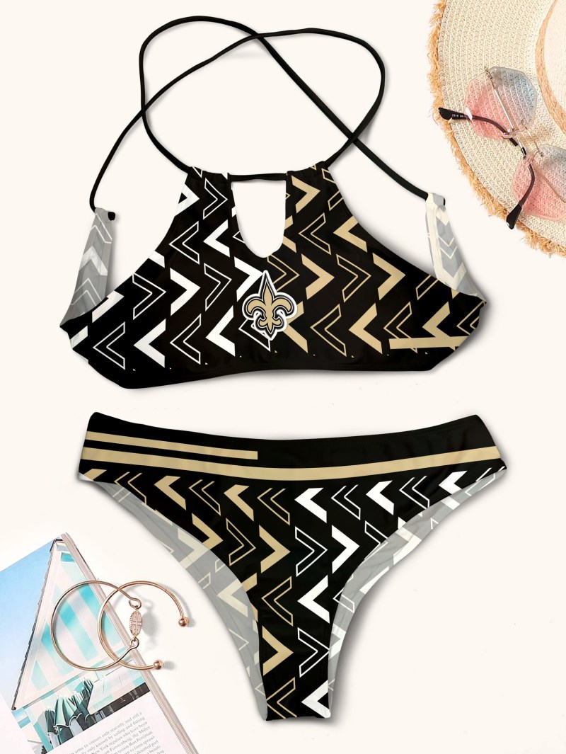 Stylish New Orleans Saints Women's Swimsuit