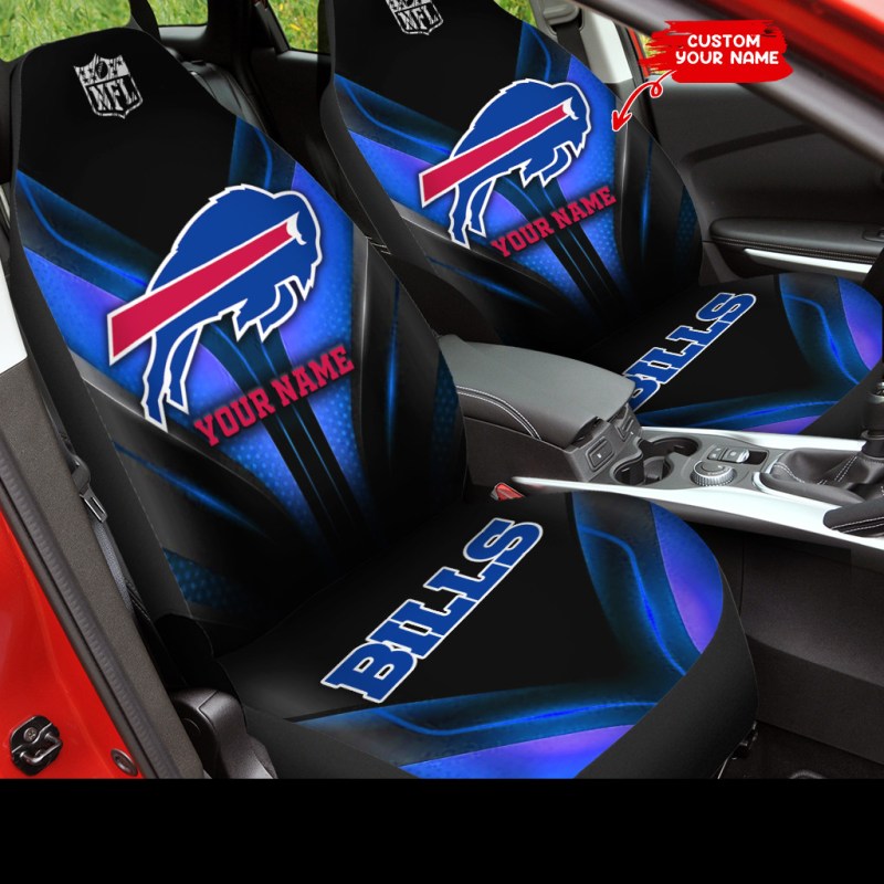 Buffalo Bills Personalized Car Seat Covers