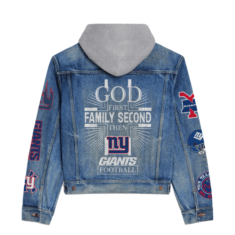 New York Giants Hooded Jacket with Pockets
