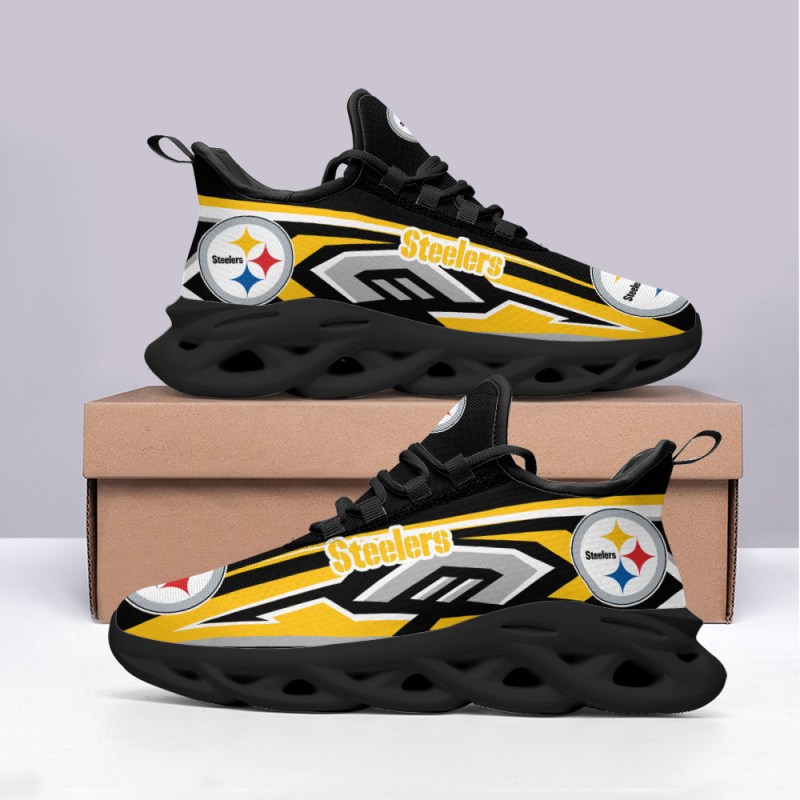 Pittsburgh Steelers Yezy Running Sneakers - View 3
