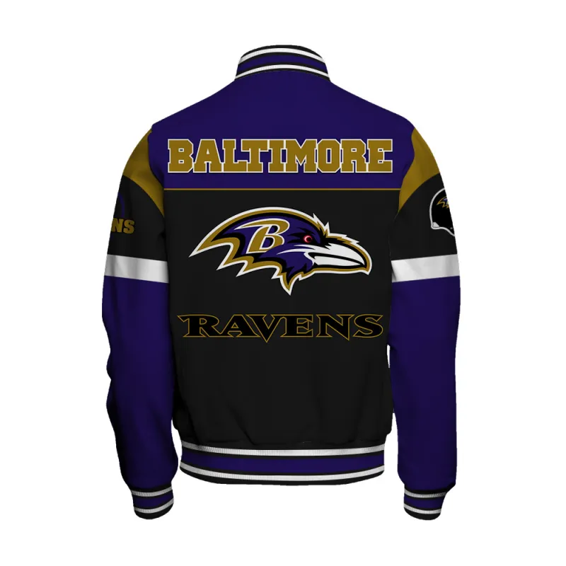 Varsity Jacket for Baltimore Ravens Fans