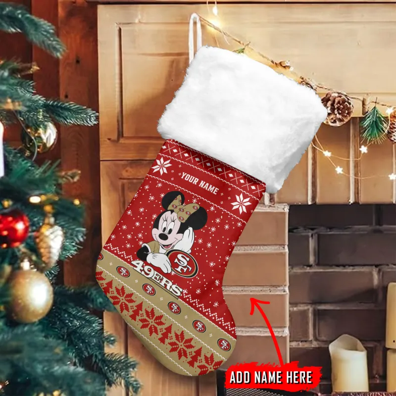 San Francisco 49ers Ugly Christmas Sock