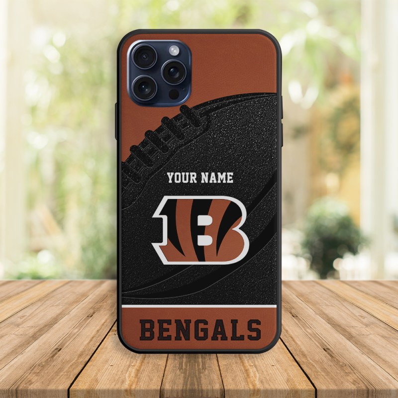 Cincinnati Bengals Personalized Phone Case - Back View